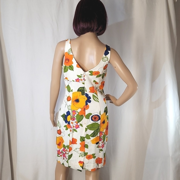 Trina Turk Floral Sheath Dress, Women's Size 2 - Picture 2 of 7